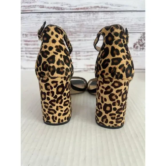 Sam Edelman Daniella block-heel sandals leopard print Size 9 - Picture 6 of 10